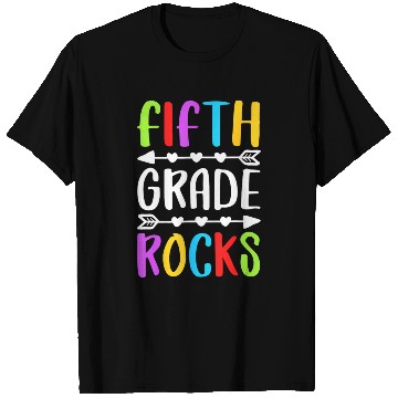 Discover Fifth Grade Rocks 5th Grade Back To School T Shirts