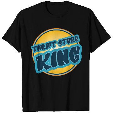 Discover Thrift Store Kking blue orange T Shirts
