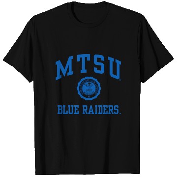 Discover Middle Tennessee State Blue Raiders Seal Logo T Shirts