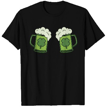 Discover Drinking Green Beer Boobs Shamrock Irish Patric T Shirts