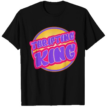 Discover Thrifting King purple yellow T Shirts