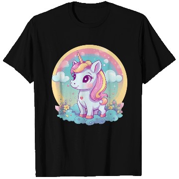 Discover Unicorn Rainbow Sunset T Shirts