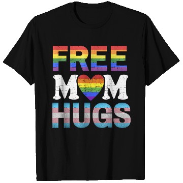 Discover Free Mom Hugs LGBT Pride Free Brother Hugs T Shirts