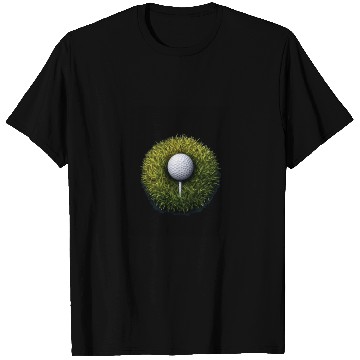 Discover Golf Ball Green Grass Golfer Golf Player Golfing T Shirts
