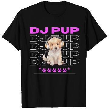 Discover DJ PUP - Robotic Puppy with Headphones T Shirts