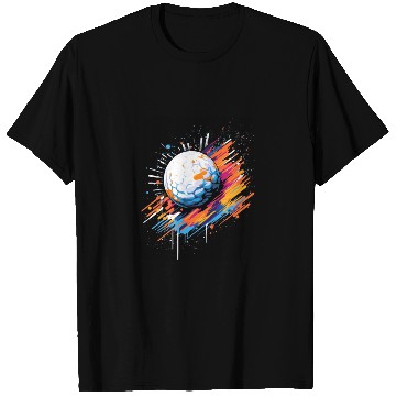 Discover Golf Ball Graffiti Golfing Golfer Golf Player T Shirts