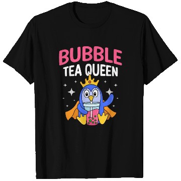 Discover Bubble Tea Queen Boba Tea Drinker Korean Drink T Shirts