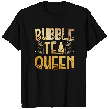 Discover Bubble Tea Queen Boba Tea Drinker Korean Drink T Shirts