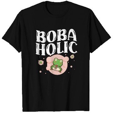 Discover Bobaholic Bubble Tea Lover Boba Tea Drinker Korean T Shirts