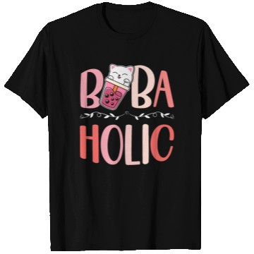 Discover Bobaholic Bubble Tea Lover Boba Tea Drinker Korean T Shirts