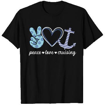 Discover Peace Love And Cruising Ocean Vacation Cruise Ship T Shirts