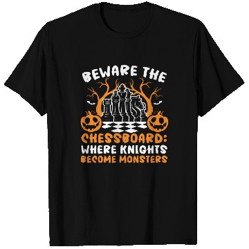 Discover Chess Halloween Trick Or Treat Chess Board Game T Shirts
