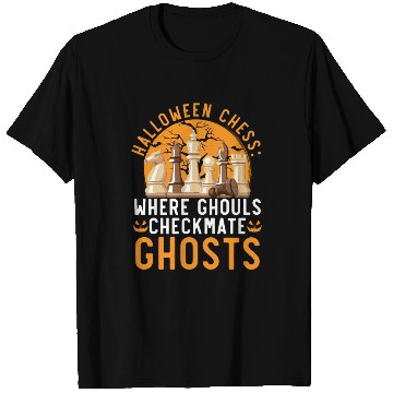Discover Chess Halloween Trick Or Treat Chess Board Game T Shirts