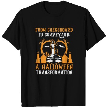 Discover Chess Halloween Trick Or Treat Chess Board Game T Shirts