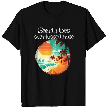 Discover Walking At Sea With Sandy Toes And Sun Kissed Nose T Shirts