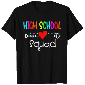 Discover High School Squad Teacher Student Kid Back To T Shirts