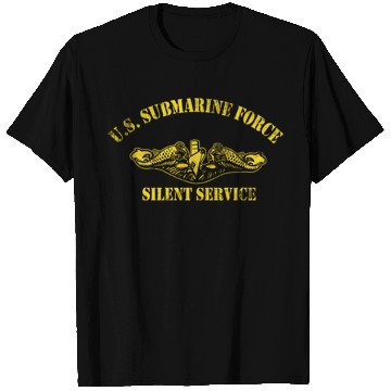 Discover Us Submarine Force Silent Service Veteran Submarin T Shirts