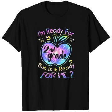 Discover Ready for 2nd Grade Tie Dye Back to School Team T Shirts