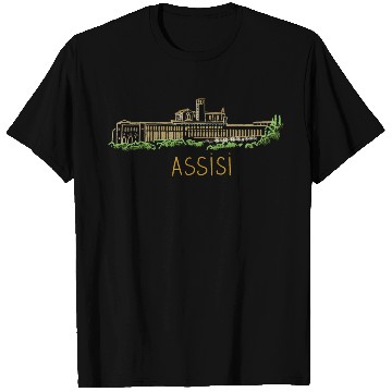 Discover Assisi City Italy Souvenir For T Shirts