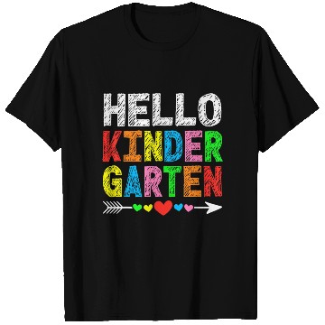 Discover Hello Kindergarten Teacher & Student Kinder Back T Shirts