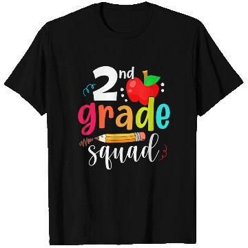 Discover Second Grade Squad Funny Back To School 2nd T Shirts