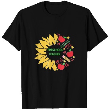 Discover Preschool Teacher Sunflower Back To School T Shirts