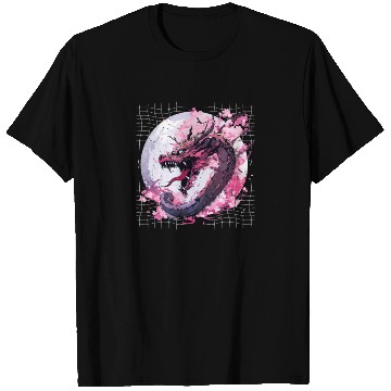 Discover Japanese Dragon Retro Asian Oriental Dragon Cool T Shirts