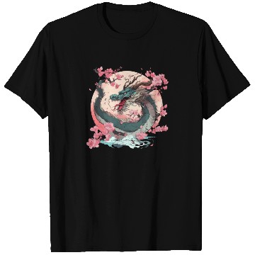 Discover Japanese Dragon Cool Fantasy Chinese Asian Dragon T Shirts