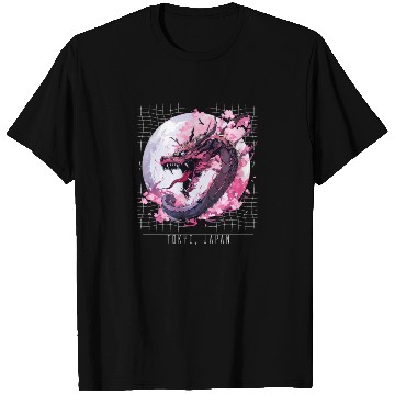 Discover Japanese Tokyo Dragon Asian inspired retro 80’s T Shirts