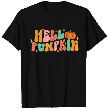 Discover Hello Pumpkin Autumn Leaves Fall Thanksgiving T Shirts