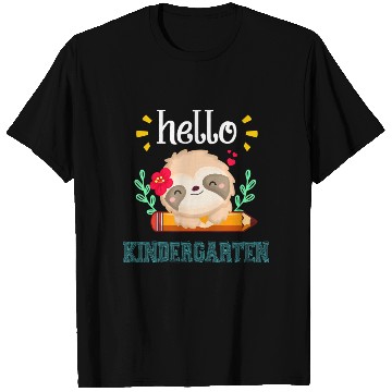 Discover Hello Kindergarten Back To School Cute Sloth T Shirts