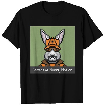 Discover Citizens of Bunny Nation NFT #59 Artwork T Shirts