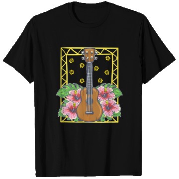 Discover Ukulele Guitar Flowers Nature Hawaii Vibes Uke T Shirts