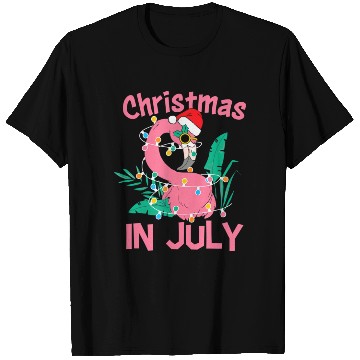 Discover Funny Summer Beach Vacation Christmas In July T Shirts