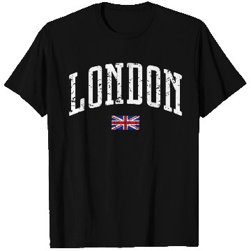 Discover London Flag City T Shirts