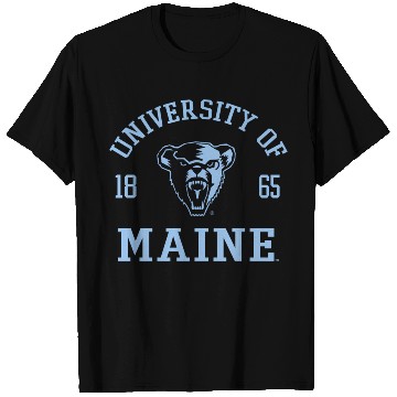 Discover Maine Black Bears Stamp Logo Officially T Shirts