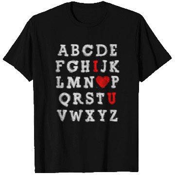 Discover I Love You Abc Alphabet English Teacher Day T Shirts
