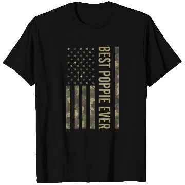 Discover Best Poppie Ever Us American Flag Camo For T Shirts