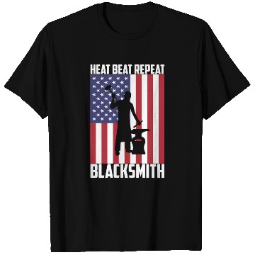 Discover Blacmith Heat Beat Repeat Usa Flag Patriotic Blacm T Shirts