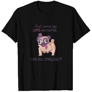 Discover Pug With Hat T Shirts