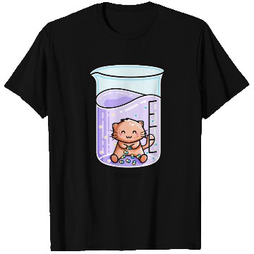Discover Catalyst Cute Chemistry Cat Pun T Shirts