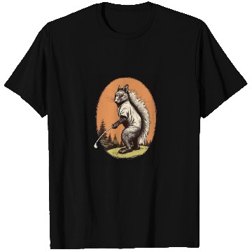 Discover Golfer Skunk Golf Club Golfing Golf Player Weasel T Shirts
