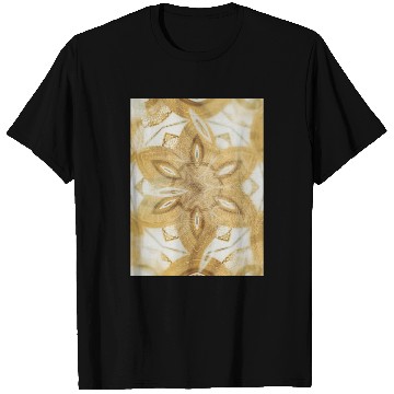 Discover Golden Mandala Harmony T Shirts