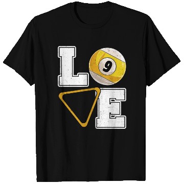Discover Billiards Love Pool Player Billiards Lover T Shirts