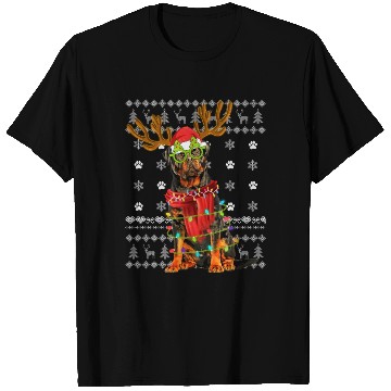 Discover Ugly Lights Rottweiler Dog Puppy T Shirts
