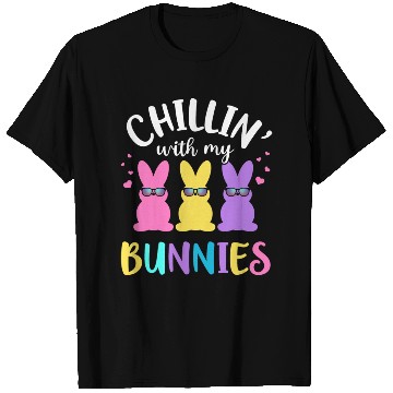 Discover Chillin With My Bunnies Teacher Easter T Shirts