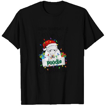 Discover Merry Poodle Poodle Xmas Py T Shirts