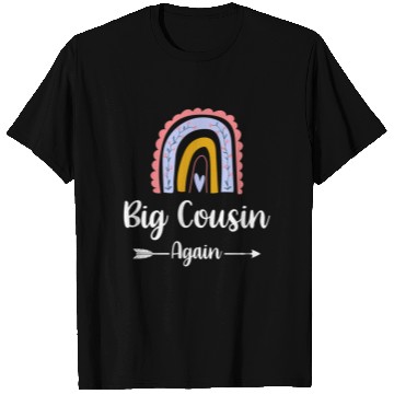 Discover Soon To Be Big Cousin Again Rainbow Pregnancy T Shirts