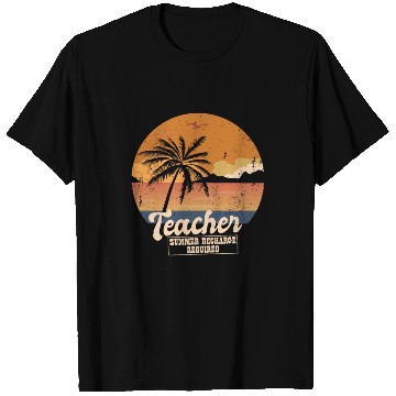 Discover Funny Last Day Of School Teacher Summer Recharge T Shirts