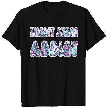 Discover Thrift Store Addict paisley T Shirts